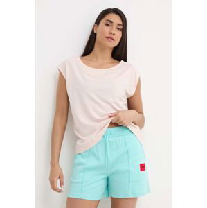 Tričko Calvin Klein Underwear růžová barva, 000QS6794E