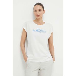 Sportovní tričko Mammut Mountain bílá barva