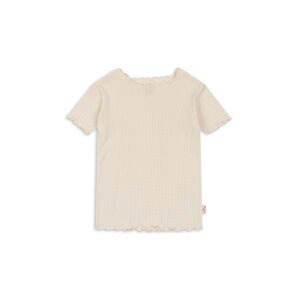 Dětské bavlněné tričko Konges Sløjd bílá barva