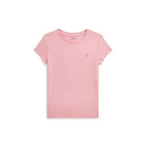 Dětské bavlněné tričko Polo Ralph Lauren růžová barva, 312941106001
