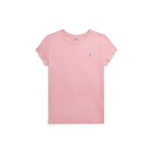 Dětské bavlněné tričko Polo Ralph Lauren růžová barva, 313941106001