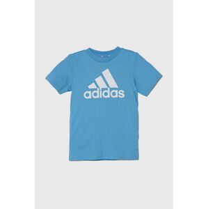 Dětské bavlněné tričko adidas s potiskem