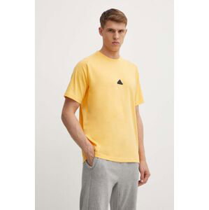 Tričko adidas Z.N.E žlutá barva, s aplikací, IR5238