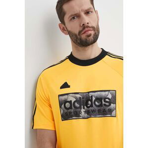 Tričko adidas TIRO žlutá barva, IS1536