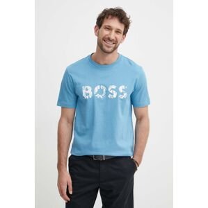 Bavlněné tričko Boss Orange s potiskem, 50515997