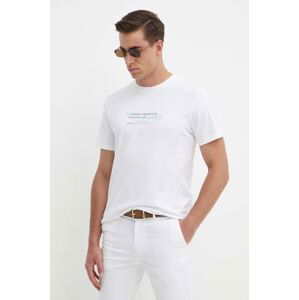 Bavlněné tričko Pepe Jeans CINTHOM bílá barva, s potiskem, PM509369