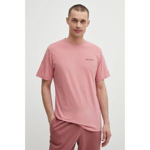 Sportovní tričko Columbia Thistletown Hills růžová barva, 1990751