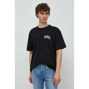 Bavlněné tričko Dickies AITKIN CHEST TEE SS černá barva, s potiskem, DK0A4Y8O