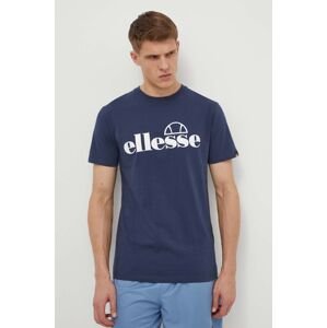 Bavlněné tričko Ellesse Fuenti Tee tmavomodrá barva, s potiskem, SHP16469