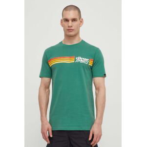 Bavlněné tričko Ellesse Sorranta T-Shirt zelená barva, s aplikací, SHV20128