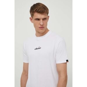 Bavlněné tričko Ellesse Ollio Tee bílá barva, s potiskem, SHP16463