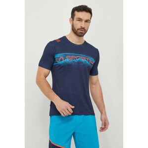 Sportovní tričko LA Sportiva Horizon tmavomodrá barva, s potiskem, P65643643