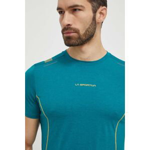 Sportovní triko LA Sportiva Tracer zelená barva, s potiskem, P71733733