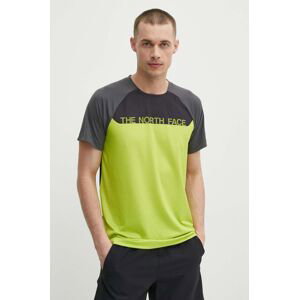 Sportovní tričko The North Face zelená barva, NF0A87TYWIP1