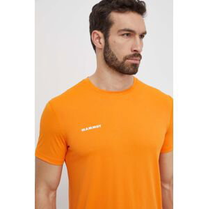 Sportovní triko Mammut oranžová barva