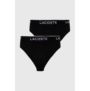 Spodní prádlo Lacoste 3-pack pánské, černá barva