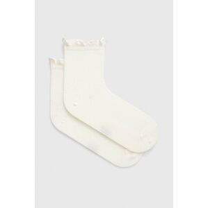 Ponožky UGG dámské, béžová barva, 1125531