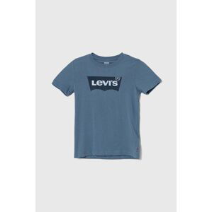 Dětské bavlněné tričko Levi's s potiskem