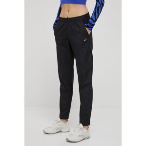 Běžecké kalhoty Asics Core dámské, černá barva, hladké