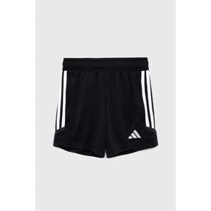 Dětské kraťasy adidas Performance TIRO černá barva, nastavitelný pas