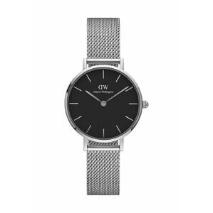 Hodinky Daniel Wellington Petite 28 Sterling stříbrná barva