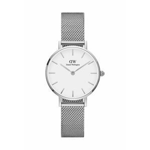 Hodinky Daniel Wellington Petite 28 Sterling stříbrná barva