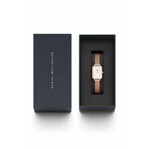 Hodinky Daniel Wellington Quadro Pressed růžová barva