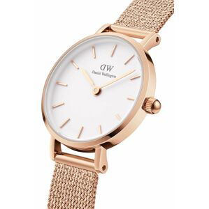 Hodinky Daniel Wellington Petite 24 Pressed růžová barva