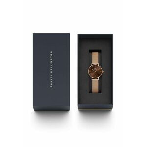 Hodinky Daniel Wellington Petite Amber 28 růžová barva