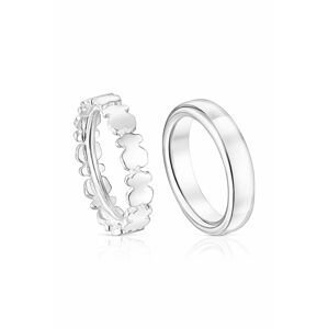Stříbrný prsten Tous 2-pack