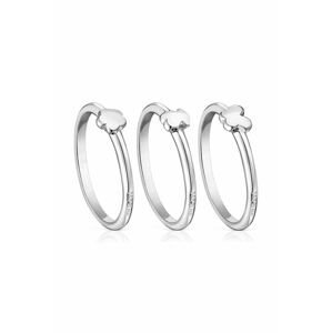 Stříbrný prsten Tous 3-pack