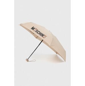 Dětský deštník Moschino béžová barva
