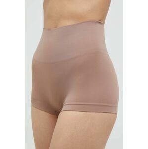 Modelující šortky Spanx 2-pack dámské, hnědá barva