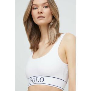 Podprsenka Polo Ralph Lauren bílá barva