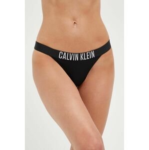 Plavkové kalhotky Calvin Klein černá barva