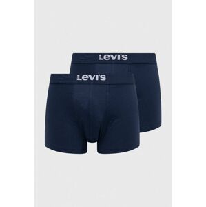 Boxerky Levi's 2-pack pánské, tmavomodrá barva, 37149.0810-006