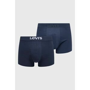 Boxerky Levi's 2-pack pánské, tmavomodrá barva, 37149.0827-002