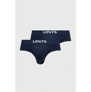 Spodní prádlo Levi's 2-pack pánské, tmavomodrá barva