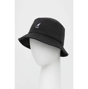 Oboustranný klobouk Kangol černá barva, K5317.BB001-BB001