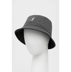 Oboustranný klobouk Kangol šedá barva, K5317.CB038-CB038