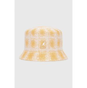 Klobouk Kangol žlutá barva, K3548.WW800-WW800