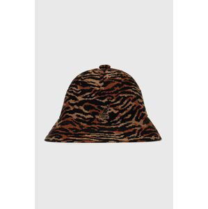 Klobouk Kangol hnědá barva, K3411.TT263-TT263