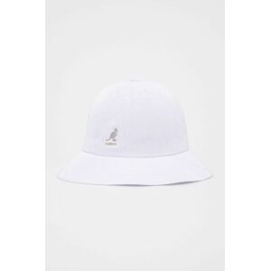 Klobouk Kangol bílá barva, K2094ST.WH103-WH103