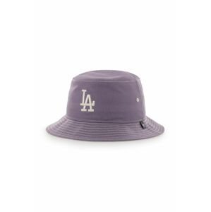 Klobouk 47brand Los Angeles Dodgers fialová barva, bavlněný