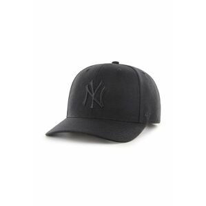 Čepice 47brand MLB New York Yankees černá barva, s aplikací, B-CLZOE17WBP-BKA