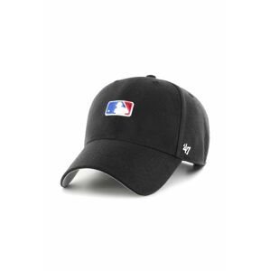 Bavlněná baseballová čepice 47brand MLB Batter Man černá barva, s aplikací