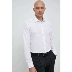 Košile Seidensticker bílá barva, slim, s klasickým límcem