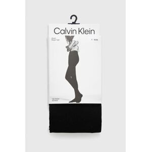 Punčochy Calvin Klein černá barva