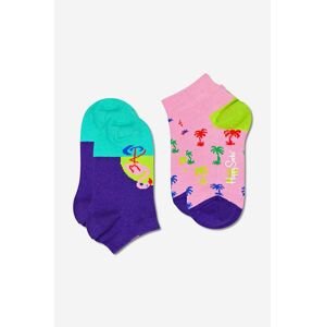 Dětské ponožky Happy Socks Flamingo Low 2-pack KFLM02-3300