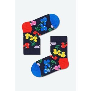 Dětské ponožky Happy Socks x Disney Very Cherry Mickey tmavomodrá barva, Skarpetki Happy Socks x Disney Very Cherry Mickey KDNY01-6501